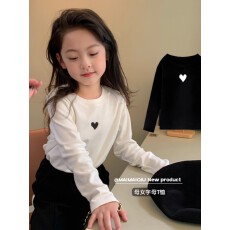 批发纯棉女童长袖T恤秋季新款韩版儿童洋气宝宝时髦百搭上衣