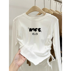 批发德绒女童不规则抽绳德绒打底衫秋冬儿童<b class='q'>宝宝</b>加厚内搭秋装上衣