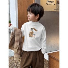 批发<b class='q'>男童</b>德绒<b class='q'>半高领</b><b class='q'>长袖</b><b class='q'>T</b><b class='q'>恤</b>早秋新款街头潮流休闲儿童外穿打底衫