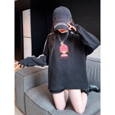 批发纯棉儿童<b class='q'>长袖</b><b class='q'>T</b><b class='q'>恤</b>秋季新款男女童潮牌三条杠百搭洋气上衣