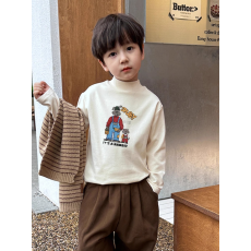 批发<b class='q'>男童</b>德绒<b class='q'>半高领</b><b class='q'>长袖</b><b class='q'>T</b><b class='q'>恤</b>早秋新款街头潮流休闲儿童外穿打底衫