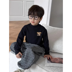 批发<b class='q'>男童</b>德绒<b class='q'>半高领</b><b class='q'>长袖</b><b class='q'>T</b><b class='q'>恤</b>早秋新款街头潮流休闲儿童外穿打底衫