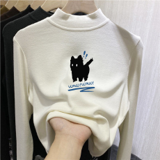 批发儿童半高领德绒打底衫秋<b class='q'>冬</b>内搭女童装长袖T恤秋<b class='q'>冬</b>百搭洋气上衣