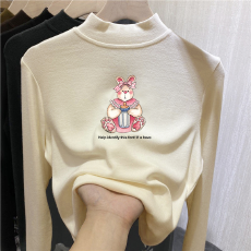 批发儿童半高领德绒打底衫秋冬内搭<b class='q'>女童</b>装<b class='q'>长袖</b><b class='q'>T</b><b class='q'>恤</b>秋冬百搭洋气上衣