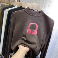 批发儿童半高领德绒打底衫秋冬内搭<b class='q'>女童</b>装<b class='q'>长袖</b><b class='q'>T</b><b class='q'>恤</b>秋冬百搭洋气上衣