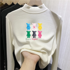 批发儿童半高领德绒打底衫秋冬内搭<b class='q'>女童</b>装<b class='q'>长袖</b><b class='q'>T</b><b class='q'>恤</b>秋冬百搭洋气上衣