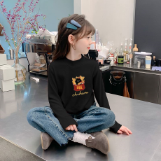 批发儿童半高领德绒打底衫秋冬内搭女童装长袖<b class='q'>T</b><b class='q'>恤</b>秋冬百搭洋气上衣