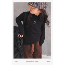 批发儿童半高领德绒打底衫秋冬内搭<b class='q'>女童</b>装长袖<b class='q'>T</b><b class='q'>恤</b>秋冬百搭洋气上衣