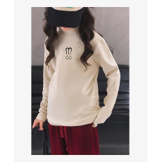 批发儿童半高领德绒打底衫秋冬内搭<b class='q'>女童</b>装长袖<b class='q'>T</b><b class='q'>恤</b>秋冬百搭洋气上衣