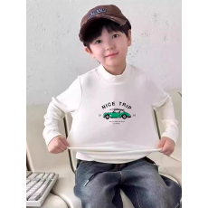 批发<b class='q'>男</b>童德<b class='q'>绒</b><b class='q'>半</b>高领长袖T恤秋新款街头潮流<b class='q'>休闲</b>儿童外穿打底衫