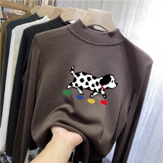 批发儿童半高领德绒打底衫<b class='q'>秋</b>冬内搭女童装长袖T恤<b class='q'>秋</b>冬百搭洋气上衣