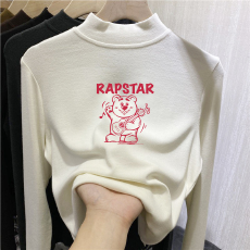 批发儿童半高领德绒打底衫秋<b class='q'>冬</b>内搭女童装长袖T恤秋<b class='q'>冬</b>百搭洋气上衣