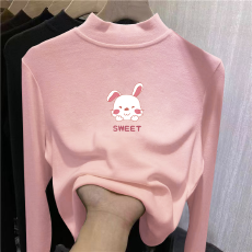 批发儿童半高领德绒打底衫秋<b class='q'>冬</b>内搭女童装长袖T恤秋<b class='q'>冬</b>百搭洋气上衣