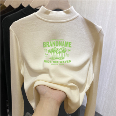 批发儿童半高领德绒打底衫秋<b class='q'>冬</b>内搭女童装长袖T恤秋<b class='q'>冬</b>百搭洋气上衣