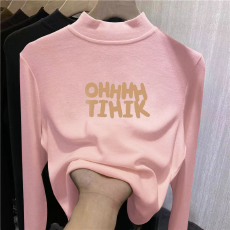 批发儿童半高领德绒打底衫秋<b class='q'>冬</b>内搭女童装长袖T恤秋<b class='q'>冬</b>百搭洋气上衣