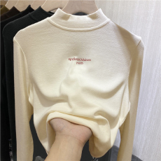 批发儿童半高领德绒打底衫秋<b class='q'>冬</b>内搭女童装长袖T恤秋<b class='q'>冬</b>百搭洋气上衣