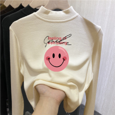 批发<b class='q'>儿童</b>半高领德绒打底衫秋冬内搭女童装长袖T恤秋冬百搭洋气上衣