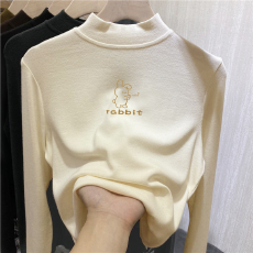 批发儿童半高领德绒打底衫秋冬内搭<b class='q'>女童</b>装长袖<b class='q'>T</b><b class='q'>恤</b>秋冬百搭洋气上衣