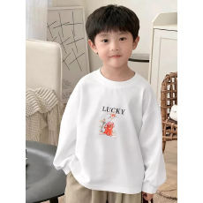 批发纯棉 带螺纹袖口<b class='q'>男童</b><b class='q'>长袖</b><b class='q'>T</b><b class='q'>恤</b>春秋装新款儿童时尚圆领百搭<b class='q'>t</b><b class='q'>恤</b>
