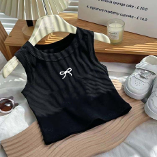 批发1*1纯棉高弹力儿童背心夏季新款趣味洋气休闲百搭无袖上衣