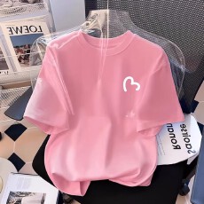 批发纯棉<b class='q'>女</b><b class='q'>童</b>洋气短袖T恤夏装<b class='q'>新款</b>百搭圆领印花休闲百搭上衣