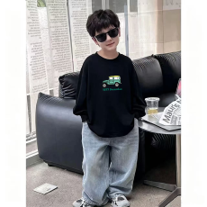 批发纯棉 带螺纹袖口<b class='q'>男童</b><b class='q'>长袖</b><b class='q'>T</b><b class='q'>恤</b>春秋装新款儿童时尚圆领百搭<b class='q'>t</b><b class='q'>恤</b>