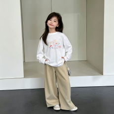 批发纯棉<b class='q'>女</b>童<b class='q'>长</b>袖<b class='q'>T</b>恤春秋新款韩版儿童洋气<b class='q'>宝宝</b>时髦百搭上衣