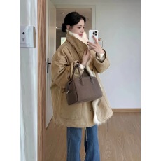 批发独特超好看皮毛一体<b class='q'>外套女</b>巨好看的2025秋冬新款今年流行爆款加厚