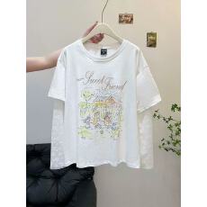 批发假两件<b class='q'>宽松</b>胖mm大码遮肚上衣服2026夏季新款内搭<b class='q'>打底衫</b>长袖t恤女