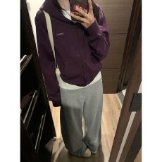 批发纯棉华棉复合牛奶丝 原版字母刺绣 双层帽 帽高足码160g华棉里布
