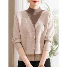 批发<b class='q'>中老年</b>女装针织打底衫妈妈毛衣秋冬新款洋气高贵小衫时尚洋气上衣