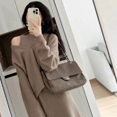 批发茶系穿搭一整套秋<b class='q'>冬</b>高级感法式桔梗早秋女装2024连衣裙子两件套装