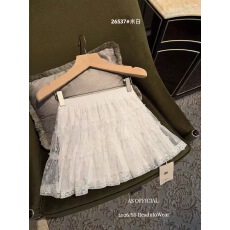 批发as official法式千金蕾丝拼接网纱<b class='q'>半身裙</b>女春夏新款蛋糕短裙