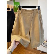 批发四个色【原版做工】特<b class='q'>大码</b>300斤卡其色工装五分裤女夏2026新款