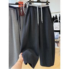 批发【原版面料】特<b class='q'>大码</b>300斤卫裤休闲裤女独特别致弯刀裤