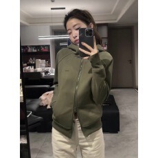 批发复古短款早春<b class='q'>卫衣</b>女2026新款设计感连帽修身显瘦百搭开衫夹克外套