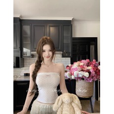 批发JMSHOP Miu系热恋1.0 纯欲修身抹胸上衣女