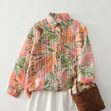 批发2026春季新款女高级减龄洋气上衣大码女装长袖<b class='q'>衬衫</b><b class='q'>衬衣</b>妈妈装休闲