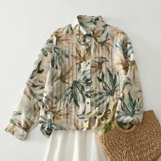 批发2026春季新款女高级减龄洋气上衣大码女装长袖衬衫衬衣<b class='q'>妈妈装</b>休闲