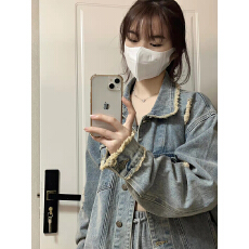 批发炸街牛仔外套oversize小众设计感女春<b class='q'>秋</b>季2025新款ins潮原宿港风
