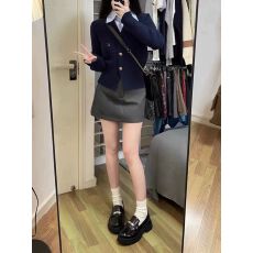 批发<b class='q'>日系</b>学院风开衫v领毛衣女春秋修身显瘦温柔气质内搭秋冬针织衫潮