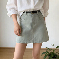 批发实拍黑色<b class='q'>半身裙</b><b class='q'>女</b>2026新款春夏秋高腰小个子修身a字包臀一步短裙