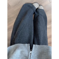 批发灰色流行毛呢弯刀裤女冬季新款大码胖MM休闲裤小个子宽松阔腿裤<b class='q'>子</b>
