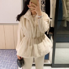 批发收腰貂毛<b class='q'>马夹</b> 皮草<b class='q'>外套</b><b class='q'>马甲</b> 保暖 2025冬装新款 chic 奢华高级感