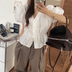 批发chic 甜美休闲百搭<b class='q'>上衣</b>衫