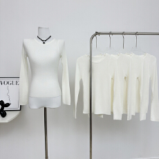 批发im向 柔软羊毛针织衫女双版本软糯亲肤<b class='q'>打底衫</b>