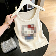 批发深圳南油女装甜美印花<b class='q'>可爱</b>背心吊带夏季纯欲辣妹内搭外穿上衣