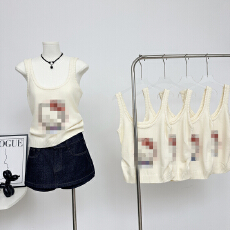 批发深圳南油女装甜美印花<b class='q'>可爱</b>背心吊带夏季纯欲辣妹内搭外穿上衣