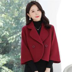 批发新款<b class='q'>小西装</b>短款外套女韩版2025春秋季百搭修身小个子显瘦毛呢上衣