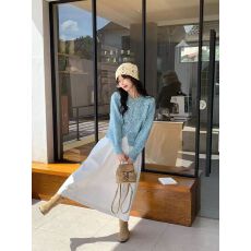 批发新款~韩系爆款超好看的亮片小香风<b class='q'>短款</b><b class='q'>针织</b><b class='q'>开衫</b>毛衣女